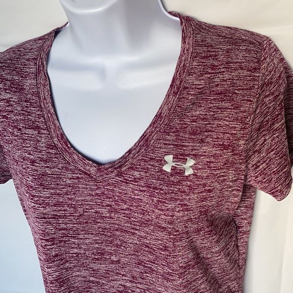 Under Armour ladies v-neck short sleeve top SET XS - Picture 4 of 12